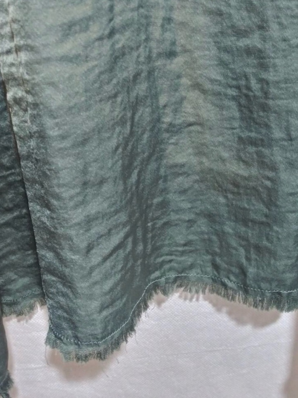 aerie Olive Green Slip Midi Dress with Side Slits NWOT S - Picture 5 of 8